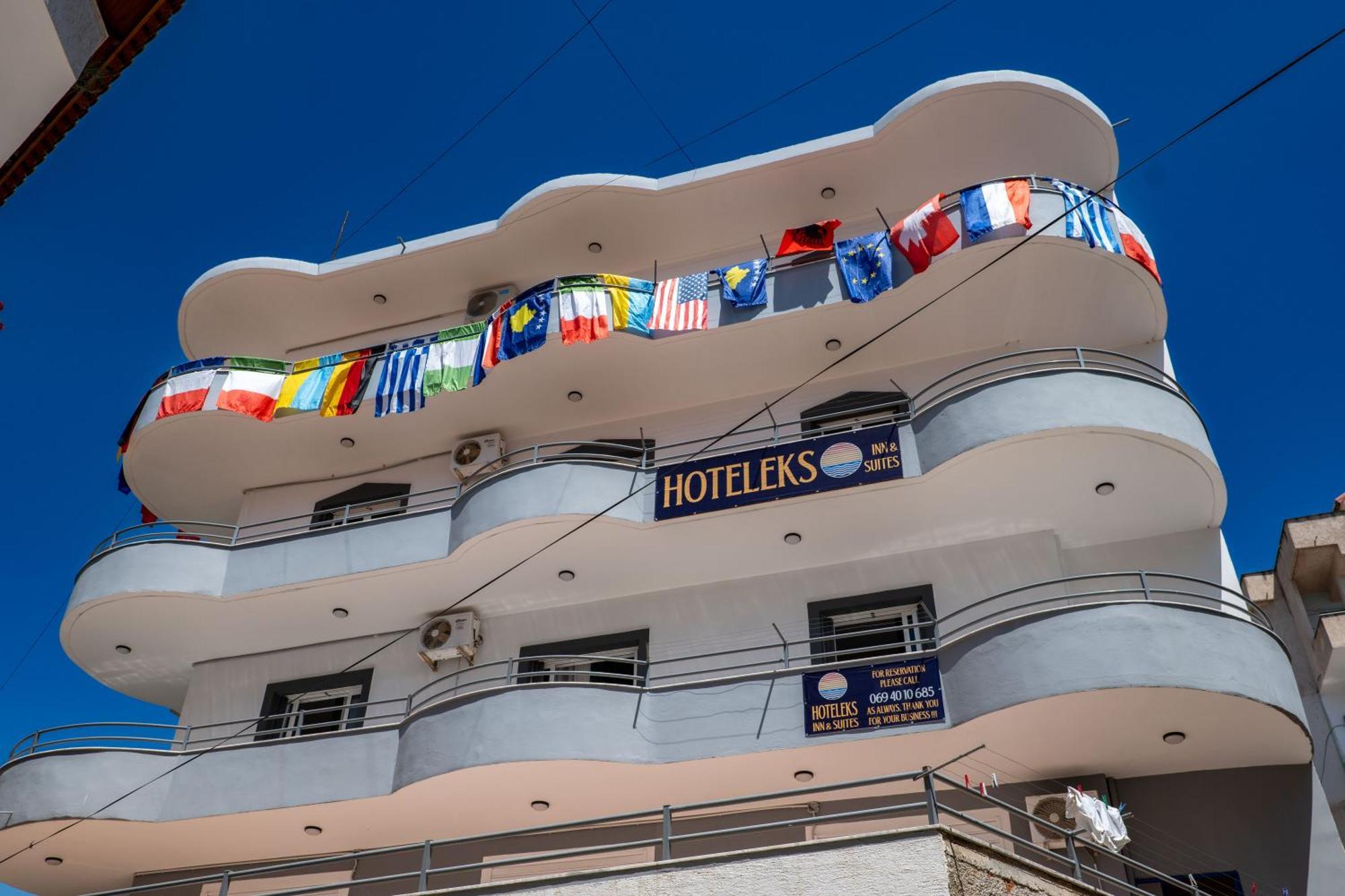 Hoteleks Inn & Suites Sarande Bagian luar foto